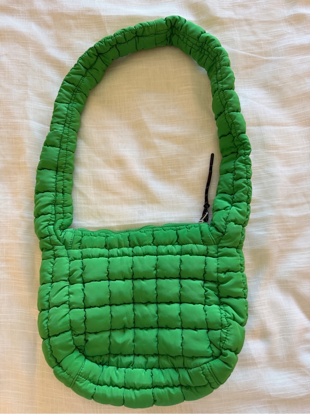 Free People FP Movement Quilted Caryall Sling Bag -Kelly Green - Picture 4 of 8